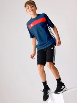 Marine/Rouge - T-shirt adidas Tiro 25 Essentials enfant