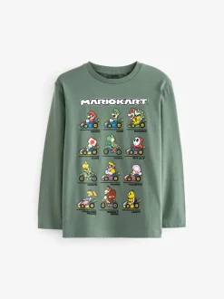 Mario vert kart - T-shirt à manches longues Gaming (3-16ans)