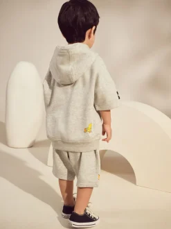 Marl gris - Looney Tunes Ensemble sweat à capuche et short à manches courtes (6mois8ans)