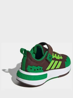 Marron - adidas Baskets Minecraft Pro Dentelle élastique enfant