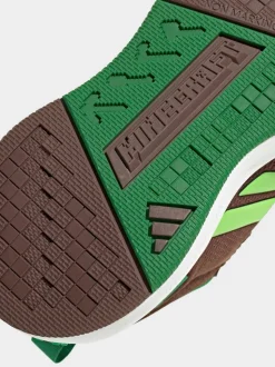 Marron - adidas Baskets Minecraft Pro Dentelle élastique enfant