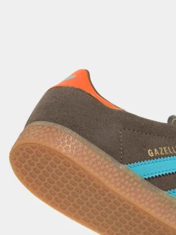 Marron - Baskets adidas Originals Gazelle Lace Junior