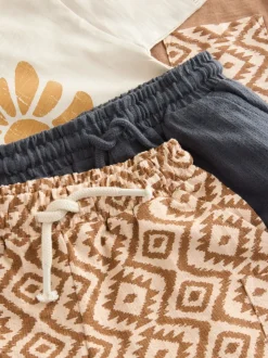 Marron - Ensemble t-shirt et short à manches courtes Lot de 2 (3mois à7ans) (3mois à7ans)