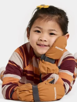 Marron - Gants Moufles zippés imperméables Didriksons Biggles