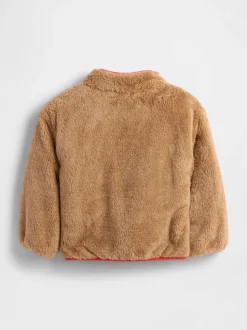 Marron - Gap Veste réversible sherpa légère (6mois-5ans)