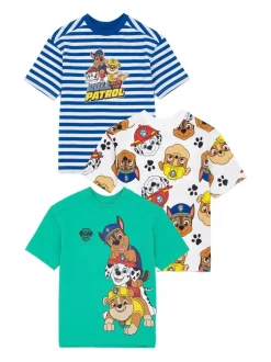 Marron - Lot de 3 t-shirts Vanilla Underground Paw Patrol
