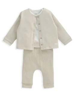 Marron - Mamas & Papas Ensemble veste et Leggings en jersey marron pour caneton 100% coton