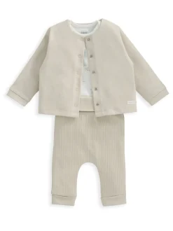 Marron - Mamas & Papas Ensemble veste et Leggings en jersey marron pour caneton 100% coton