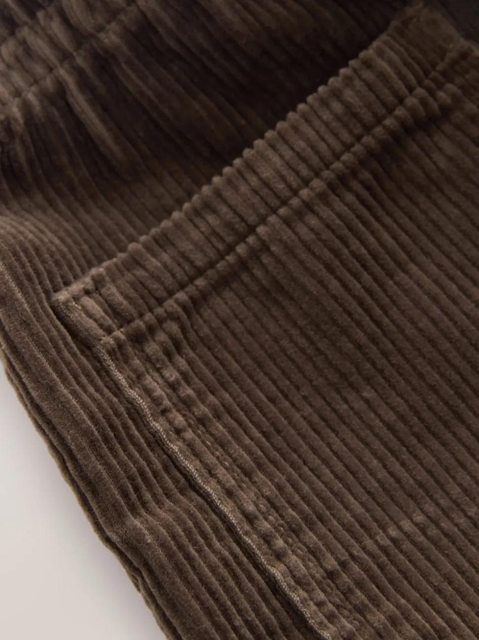 Marron - Pantalon à enfiler en velours côtelé (3-16ans)