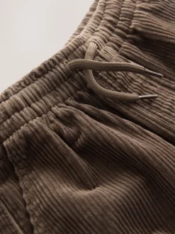 Marron - Pantalon à enfiler en velours côtelé (3-16ans)