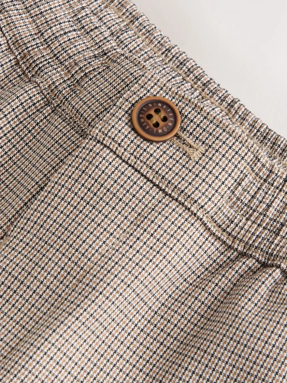 Marron - Pantalon tissé élégant (3-16ans)