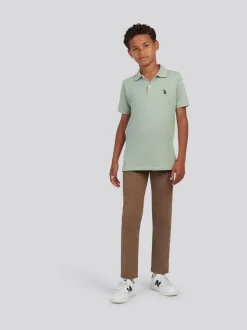 Marron - Pantalons U.S. Polo Assn Core à 5 poches