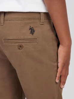 Marron - Pantalons U.S. Polo Assn classiques