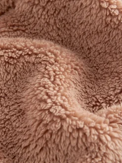 Marron - Polaire Superdry quart zippée