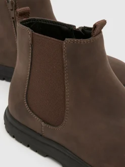 Marron - Schuh Bottes Conrad Chealsea