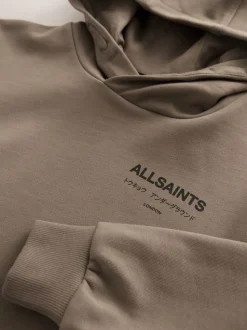 Marron - SmallSaints Oversized Underground Pullover Sweat-shirt à capuche