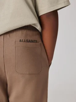 Marron - SmallSaints Pantalon de jogging Underground à poignets droits en 100% coton