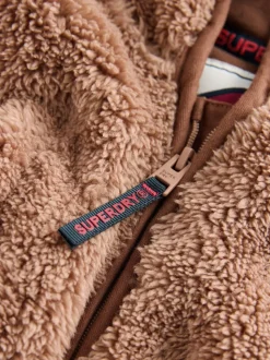 Marron - Superdry Teddy Combinaison en polaire