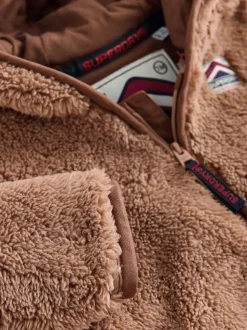 Marron - Superdry Teddy Combinaison en polaire