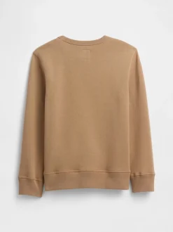 Marron - Sweat Gap logo (4-13 ans)