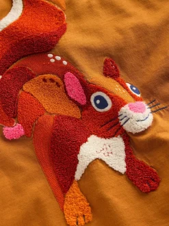 Marron - T-shirt Boden en boucle à manches longues