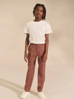 Marron café - Pantalons de costume (3-16ans)