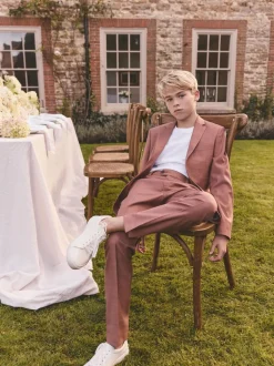 Marron café - Veste de costume (3-16ans)