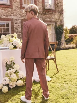 Marron café - Veste de costume (3-16ans)