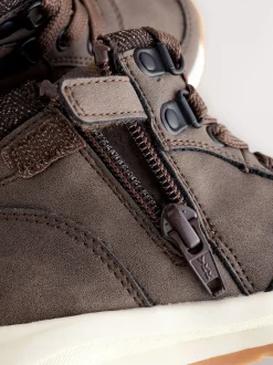 Marron chocolat - Bottes de marche doublées chaudes