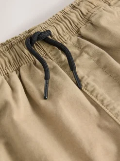 Marron fauve - Cargo court à poche ample (3-16ans)