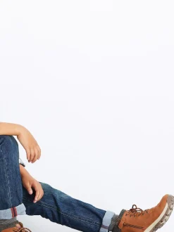 Marron fauve - Chaussures de randonnée montantes Thinsulate avec doublure