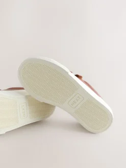 Marron fauve - Fermeture par contact Chic et décontracté Trainers