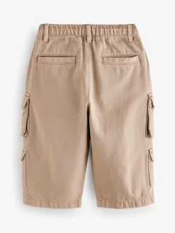 Marron fauve - Jean pantalon cargo 100% coton (3mois-7ans)