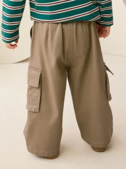 Marron fauve - Pantalon cargo (3mths-7yrs)