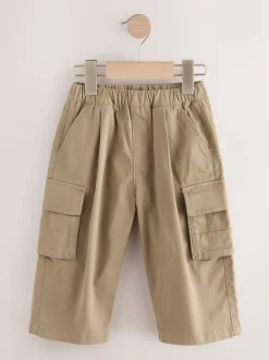 Marron fauve - Pantalon cargo (3mths-7yrs)