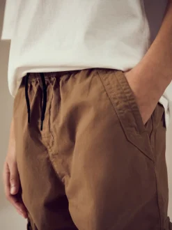 Marron fauve - Pantalon cargo (3-16ans)