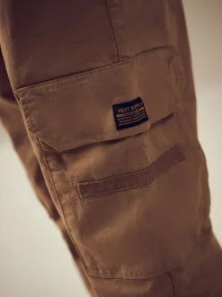 Marron fauve - Pantalon cargo (3-16ans)