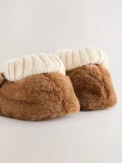 Marron Hamish - Bottes chaussons The Highland Cow