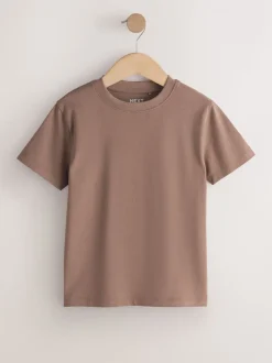 Marron mink - T-shirt Manches courtes (3-16ans)