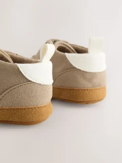 Marron neutre - Baskets BÉBÉ à Fermeture par contact (0-2mois)