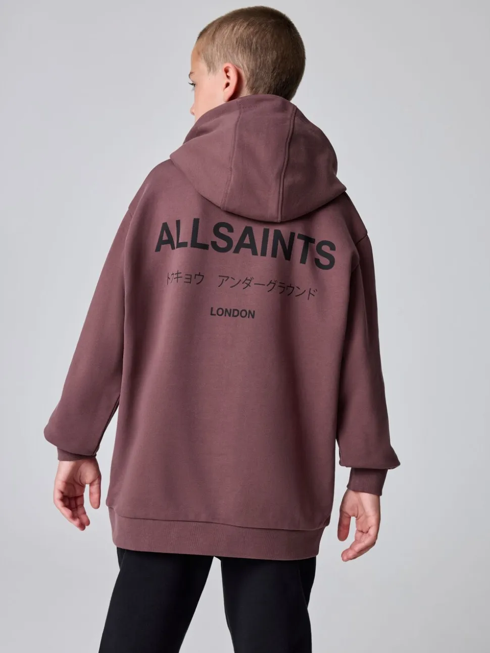 Marron noisette - SmallSaints Oversized Underground Pullover Sweat-shirt à capuche