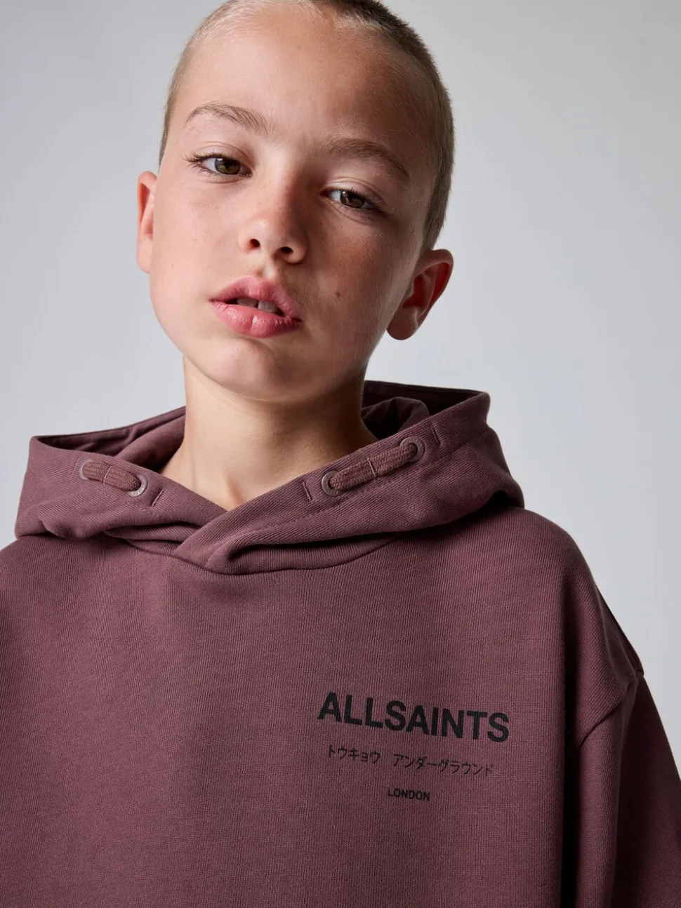 Marron noisette - SmallSaints Oversized Underground Pullover Sweat-shirt à capuche