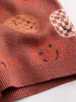 Marron rouille - Ensemble haut et legging en maille (0mois-2ans)