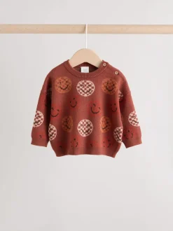 Marron rouille - Ensemble haut et legging en maille (0mois-2ans)