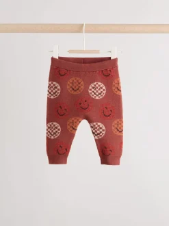Marron rouille - Ensemble haut et legging en maille (0mois-2ans)