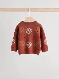 Marron rouille - Ensemble haut et legging en maille (0mois-2ans)