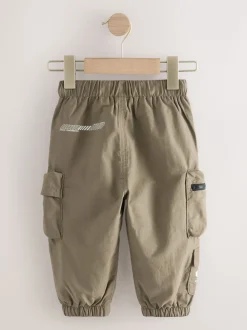 Marron taupe - Pantalon cargo à poche (3mois7ans)