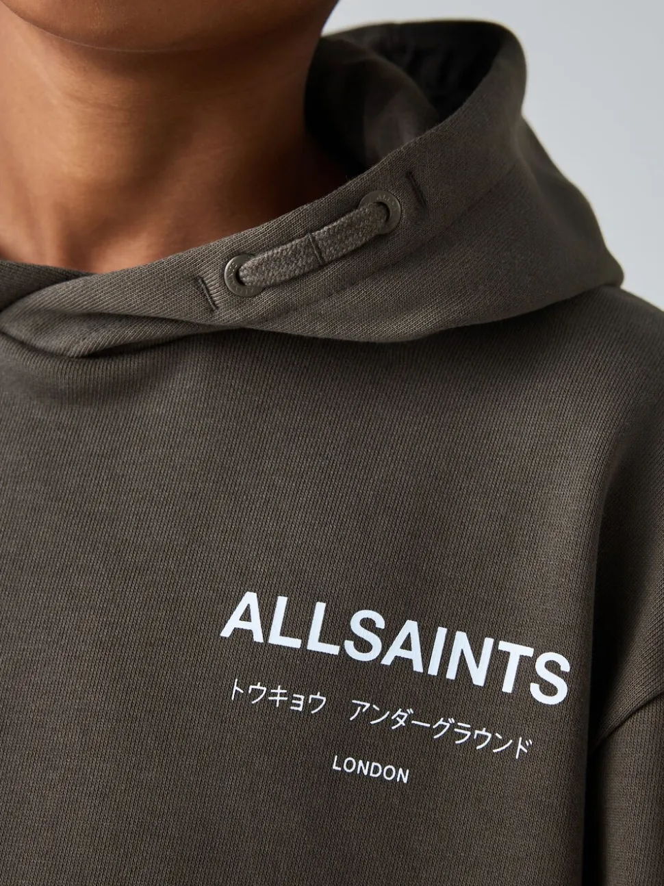 Marron/bleu - SmallSaints Oversized Underground Pullover Sweat-shirt à capuche