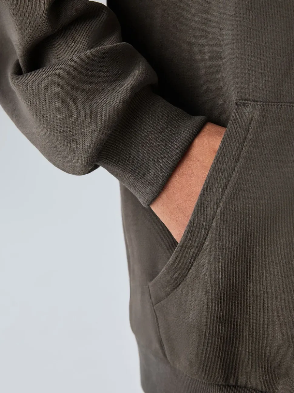 Marron/bleu - SmallSaints Oversized Underground Pullover Sweat-shirt à capuche