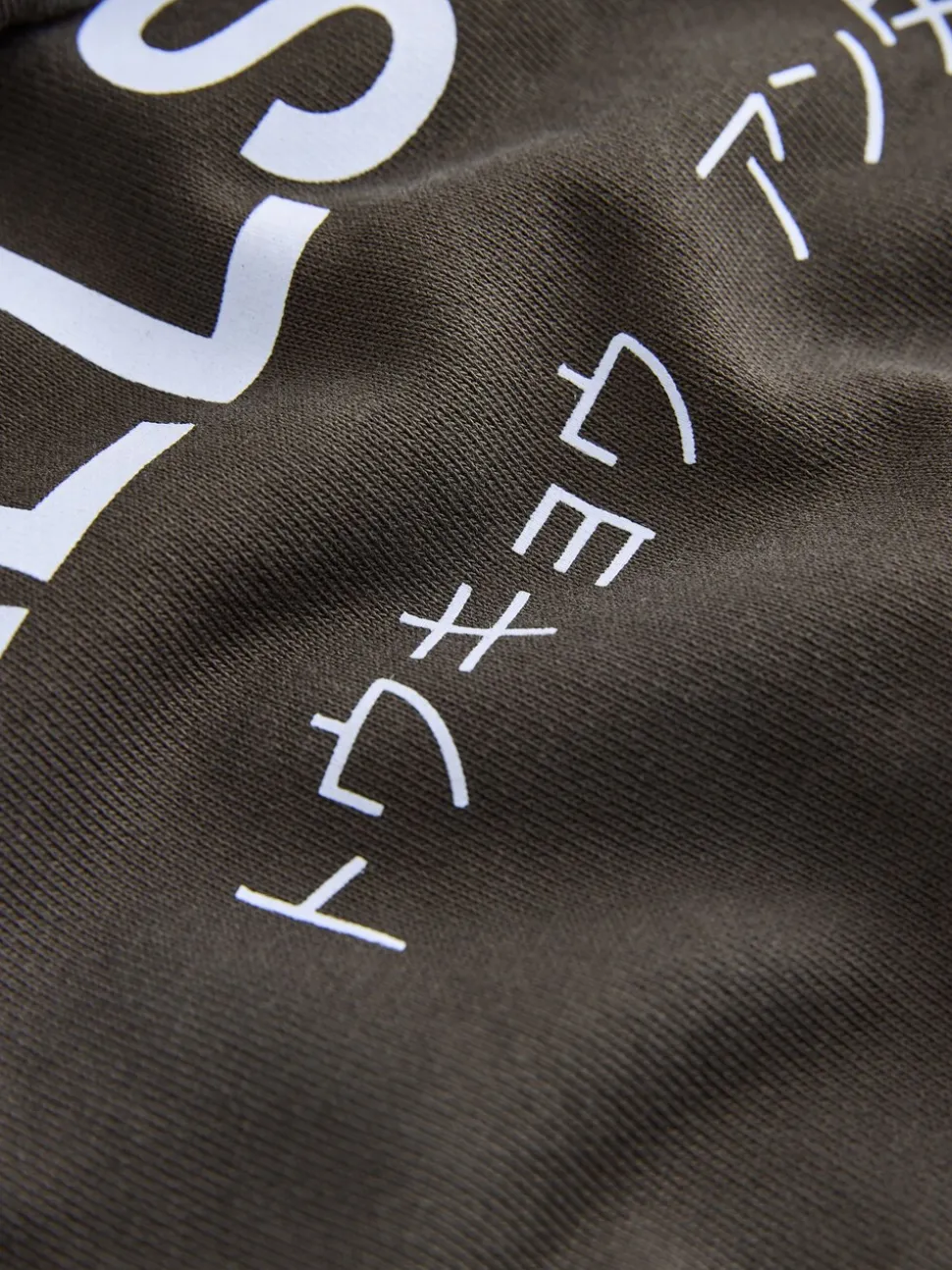 Marron/bleu - SmallSaints Oversized Underground Pullover Sweat-shirt à capuche